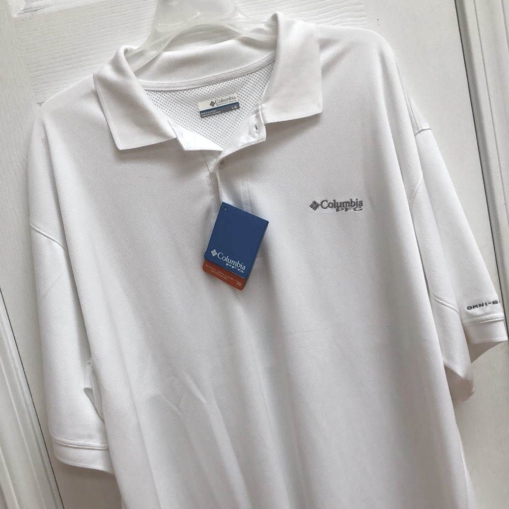 Mens Columbia Omni-Shade Golf Shirt